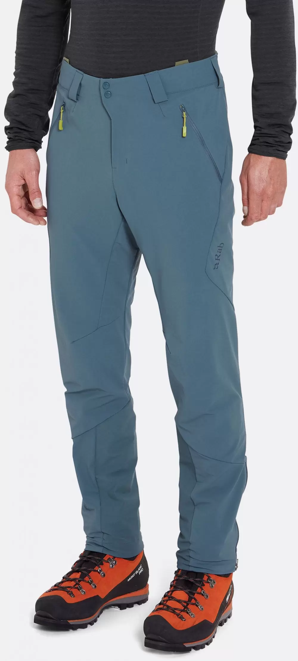 Imagine pt. Pantaloni de alpinism Softshell All-season Ascendor