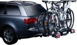 Suport cu platformă cu 13 pini pt. biciclete pe bara de tractare Euroway G2 Imagine pt. Suport cu platformă cu 13 pini pt. biciclete pe bara de tractare Euroway G2