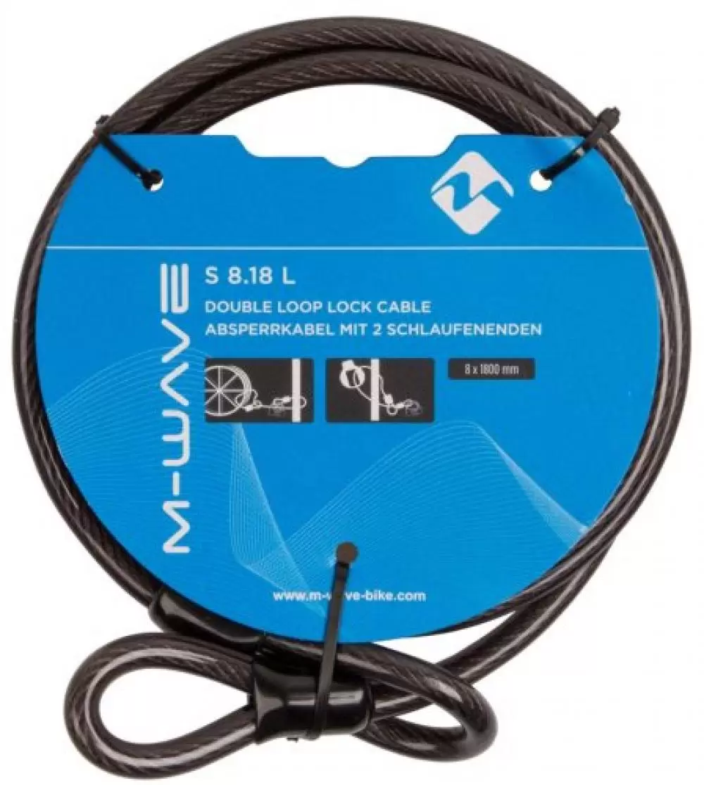 Imagine pt. Cablu pt. lacăt de biciclete M-WAVE S 8.18 L 230130