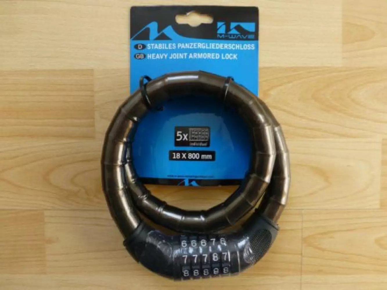 Imagine pt. Lacăt pt. bicicletă M-WAVE HD 18.8