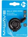 Imagine pt. Sonerie pt. bicicletă Велосипедный звонок M-WAVE Ding-Dong mini bicycle bell black