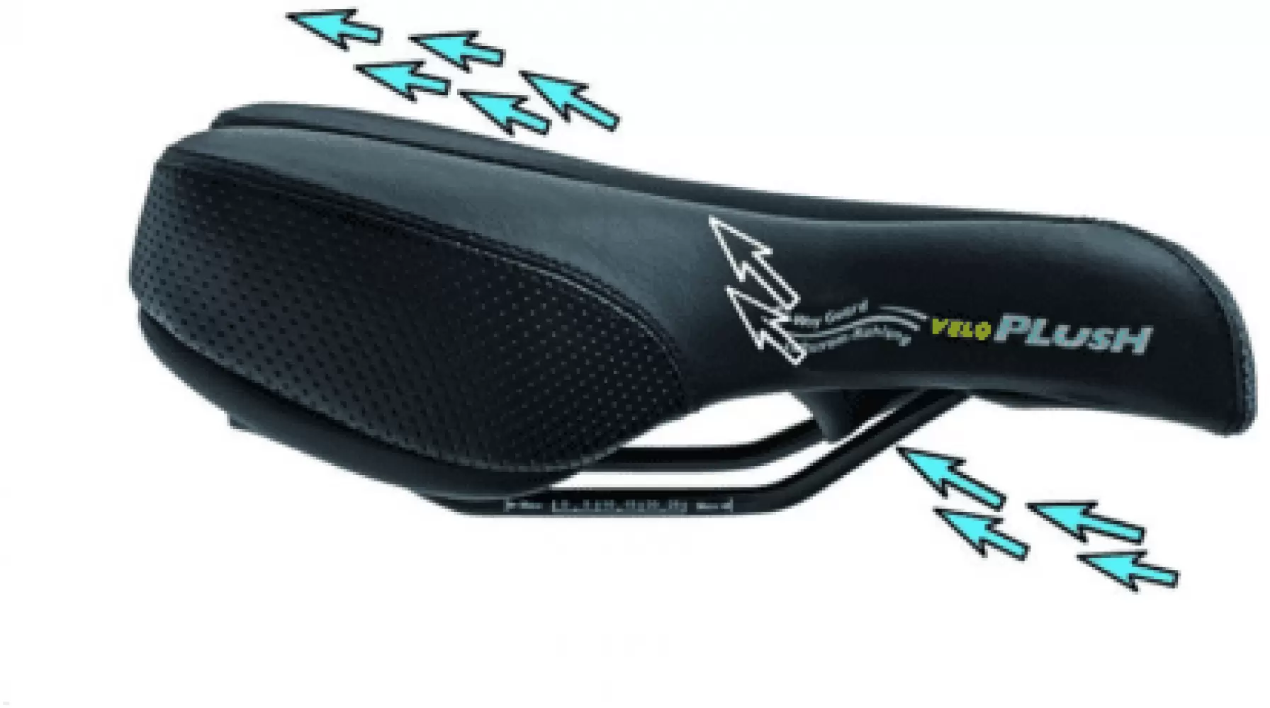 Imagine pt. Șa de bicicletă VELO Basic Deep Channel