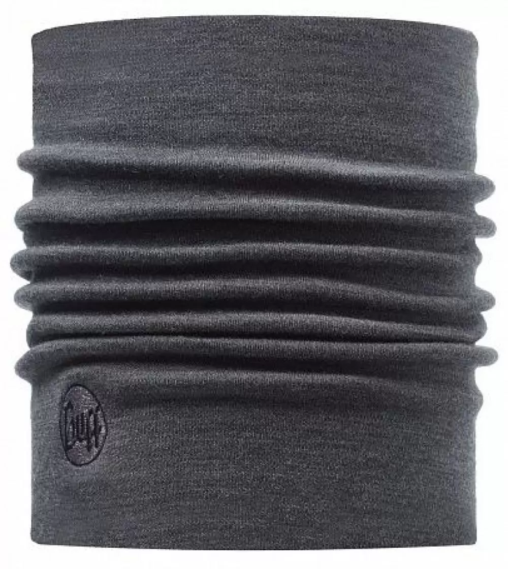 Imagine pt. Fular-tub din lână merino gros Grey