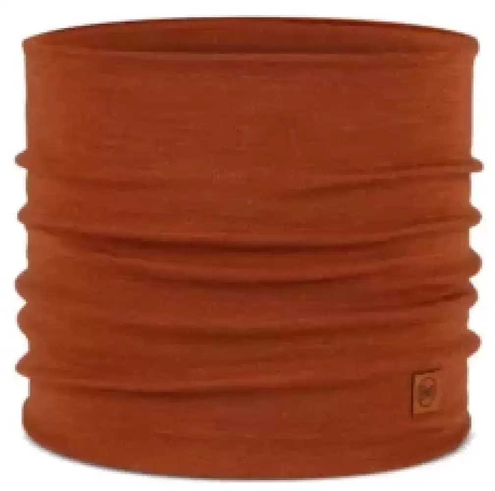 Imagine pt. Fular-tub din lână merino gros Solid