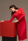 Imagine pt. Rochie midi tricotată