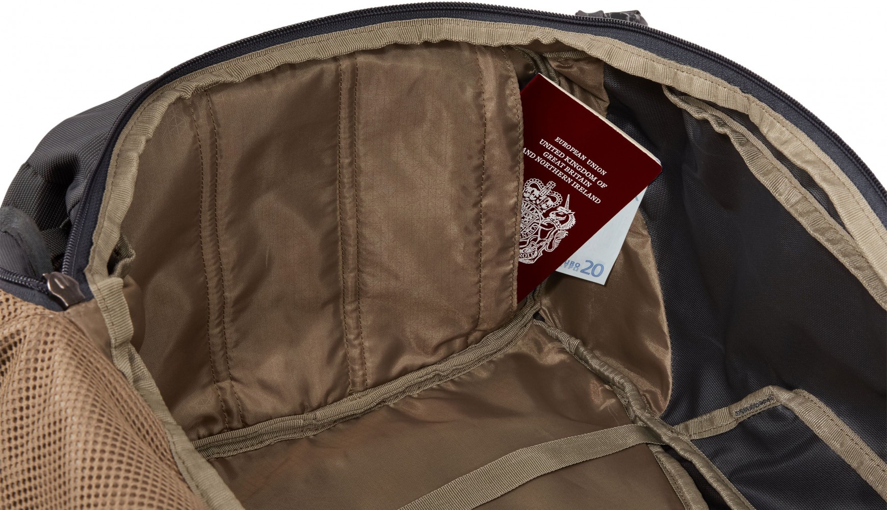 Compartiment CashStash pentru bărbați Thule Landmark 60L